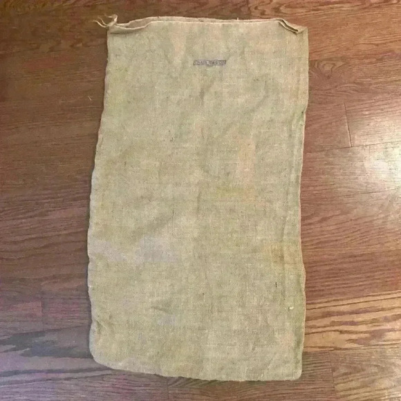 ANTIQUE SWIFT'S SOYBEAN MEAL CHICAGO IL 100 LBS LARGE BURLAP FEED SACK FARMHOUSE - Picture 8 of 9
